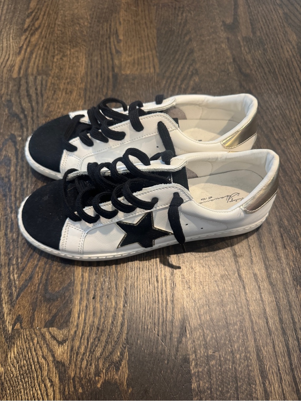 Black & White Low-Top Sneakers